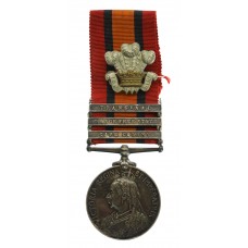 Queen's South Africa Medal (Clasps - Cape Colony, Orange Free State, Transvaal) - Tpr. W.J. McGee, Prince of Wales's Light Horse