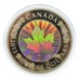 Royal Canadian Mint 2015 Lustrous Maple Leaves $50 Fine Silver Hologram Proof Coin