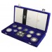 Royal Mint 2000 UK Millenium Silver Proof Coin Collection with Maundy Money (13 Coins)