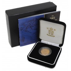 Royal Mint 2001 UK Gold Proof Sovereign Coin