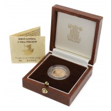 Royal Mint 1987 UK Britannia 1/10 Ounce Gold Proof £10 Coin