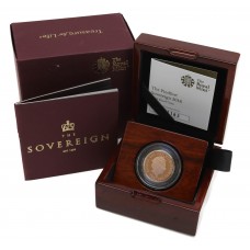 Royal Mint 2018 UK Gold Proof Piedfort Sovereign Coin