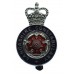 Lancashire Constabulary Enamelled Cap Badge - Queen's Crown