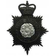 Lancashire Constabulary Night Helmet Plate- Queen's Crown