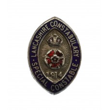 WW1 Lancashire Constabulary Special Constable  1914 Enamelled Lapel Badge