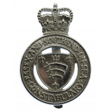 Essex and Southend-on-Sea Constabulary Cap Badge - Queen's Crown