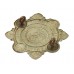 Garda Siochana (Irish Police) White Metal Cap Badge