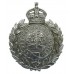 Worcestershire Constabulary Chrome Wreath Cap Badge - King's Crown