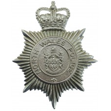 North Wales Police Helmet Plate - Queen's Crown