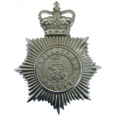 Huddersfield Police Helmet Plate - Queen's Crown