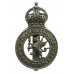 Somersetshire Constabulary Cap Badge - King's Crown