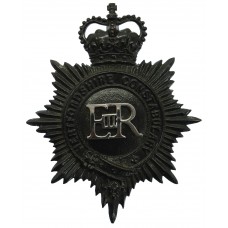 Hertfordshire Constabulary Night Helmet Plate - Queen's Crown