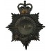 Hertfordshire Constabulary Night Helmet Plate - Queen's Crown