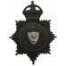 Portsmouth City Police Night Helmet Plate - King's Crown