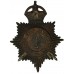 Portsmouth City Police Night Helmet Plate - King's Crown