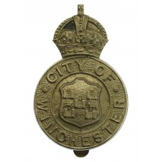 Winchester City Police Cap Badge - King's Crown