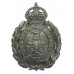 Huddersfield Police Chrome Wreath Helmet Plate - King's Crown