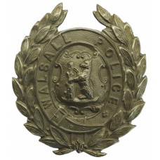 Walsall Borough Police Wreath Helmet Plate