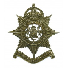 Indian Army Bombay Light Patrol Cap Badge - King's Crown