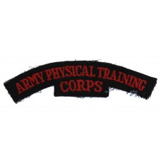 Army Physical Training Corps (ARMY PHYSICAL TRAINING/CORPS) Cloth Shoulder Title