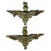 Pair of Parachute Regiment Collar Badges - King's Crown