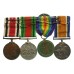 WW1 British War & Victory Medal Pair, WW2 Defence Medal & Special Constabulary Long Service Medal Group with 9ct Gold Doncaster Mines Rescue Brigade Medal and Other Medal and Badges - Pte. H.D. Price, 21st Bn. Middlesex Regiment