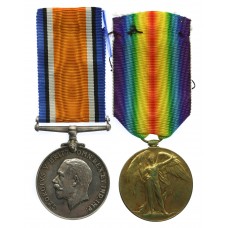 WW1 British War & Victory Medal Pair - Pte. J.C. Eccleston, 4