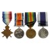 WW1 1914-15 Star, British War Medal, Victory Medal & R.N. Long Service & Good Conduct Medal Group of Four - Senior Petty Officer M. Pike, Royal Navy, HMS Cormorant