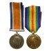 WW1 British War & Victory Medal Pair - Capt. M.W. Richardson, Royal Air Force (late RFC and Canadian Expeditionary Force) 