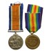 WW1 British War & Victory Medal Pair - Capt. M.W. Richardson, Royal Air Force (late RFC and Canadian Expeditionary Force) 
