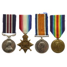 WW1 Military Medal, 1914-15 Star, British War & Victory Medal