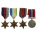 WW2 Distinguished Service Cross Medal Group of Five - Temp. Lieutenant E. Benn, Royal Naval Volunteer Reserve, H.M.S. Violet