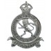 Kenya Police Chrome Cap Badge - King's Crown