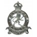 Kenya Police Chrome Cap Badge - King's Crown