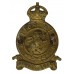 Kenya Police Cap Badge - King's Crown (1st Issue)