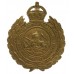 Rhodesia British South Africa Police Helmet Plate/Cap Badge - King's Crown (c. 1933-45)