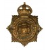 South African Police Cap Badge - King's Crown (c. 1913-1926)