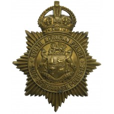 South African Police Helmet Plate - King's Crown (c.1926-31)