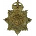 South African Police Helmet Plate - King's Crown (c.1926-31)