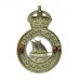 Aden Police Cap Badge - King's Crown