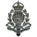 Hong Kong Police Chrome Cap Badge - King's Crown