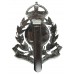 Hong Kong Police Chrome Cap Badge - King's Crown