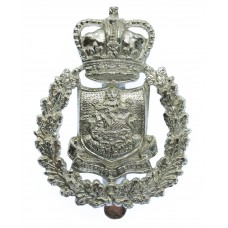 Bermuda Prison Service Anodised (Staybrite) Cap Badge - Queen's C