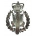 Bermuda Prison Service Anodised (Staybrite) Cap Badge - Queen's Crown