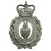 Stockport Borough Police Voided Wreath Helmet Plate - Queen's Crown