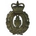 Stockport Borough Police Voided Wreath Night Helmet Plate - Queen's Crown