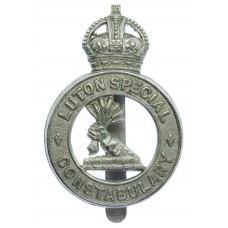 Luton Special Constabulary Cap Badge - King's Crown