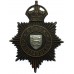 Essex Constabulary Night Helmet Plate - King's Crown