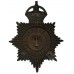 Essex Constabulary Night Helmet Plate - King's Crown