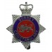 Surrey Constabulary Enamelled Star Cap Badge - Queen's Crown